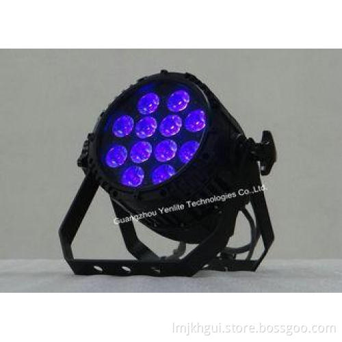12*12Watt RGBWAU Wireless LED Par Cans , DMX Disco Stage Li